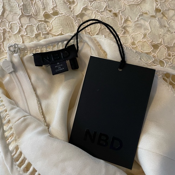 NWT Only Yours Asymmetrical Lace Dress by NBD - Picture 6 of 13